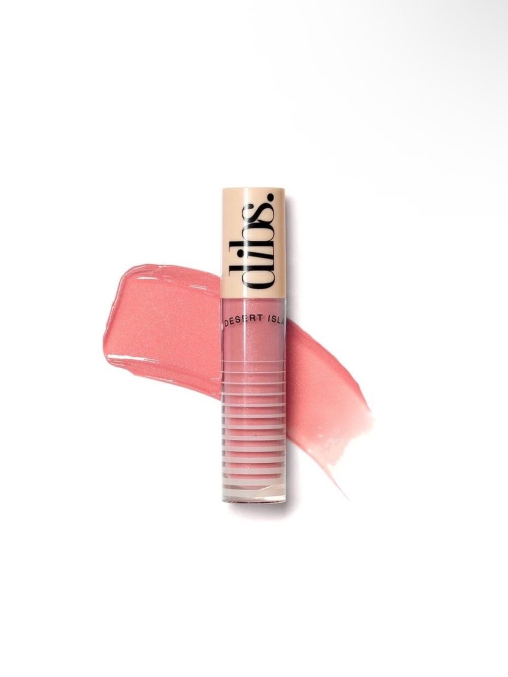 Dibs Glossy Balm Lip Gloss — Effortless Pink - New in box